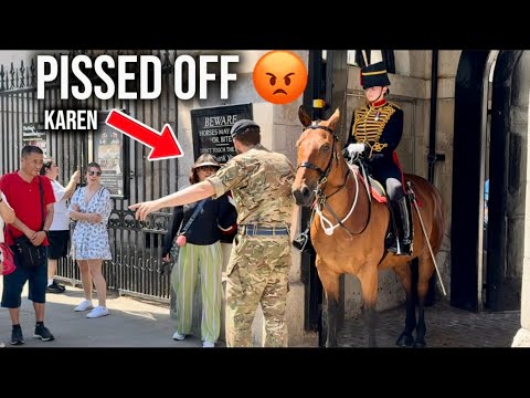 PISSED OFF 😡 ❌🚫king’s Guard Has Had ENOUGH With these Ignorant Chinese at Horse Guards