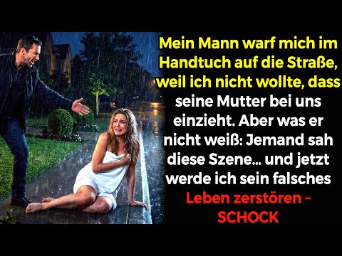 😤🥼Mein Mann setzte mich im Handtuch vor die Tür, weil ich seine Mutter ablehnte. Aber…🤫