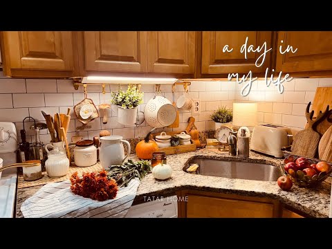 Cozy autumn day 🍂with 5 children 🍄 Morning routine 🍲lunch boxes for school 🚌 shopping 🛒 Dinner 🍽️