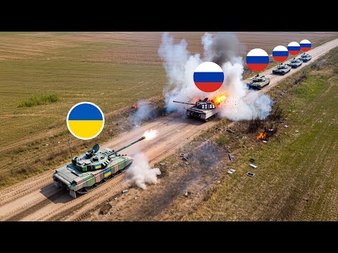 Ukrainian Abrams Tank Ambushes Russian Convoy — You Won’t Believe the Outcome