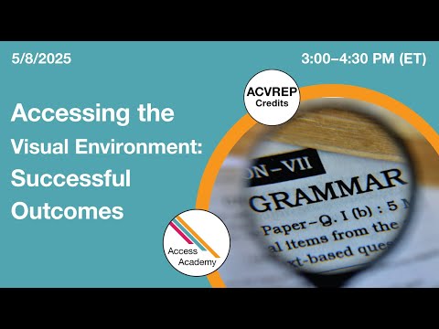 Accessing the Visual Environment: Successful Outcomes