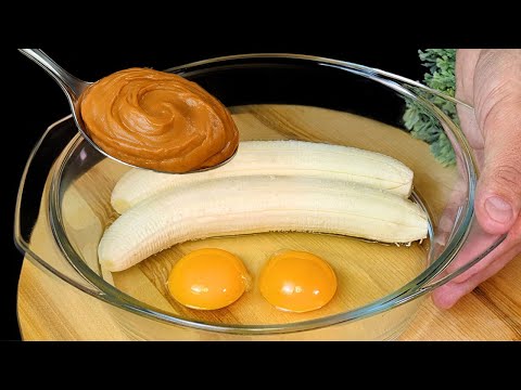 ❗️ Mischen Sie Banane mit Erdnussbutter! Das Bananendessert, über das alle reden!