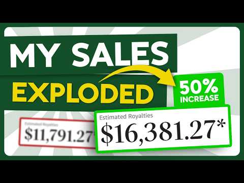 How to INSTANTLY Increase Your KDP Sales FOR FREE (Over 50% increase in Amazon KDP book sales)