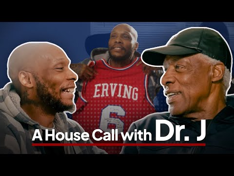 Patient Gets Surprise Visit From Dr. J (NBA Legend Julius Erving)