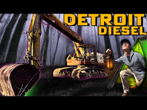 I Slept In A HAUNTED FOREST Until This ABANDONED EXCAVATOR LIVES AGAIN! (Will It Run??)