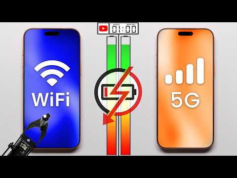 WiFi vs. 5G Battery Test