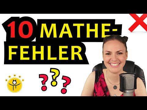 Machst DU diese Fehler auch? – 10 häufige Fehler, Mathe Grundlagen