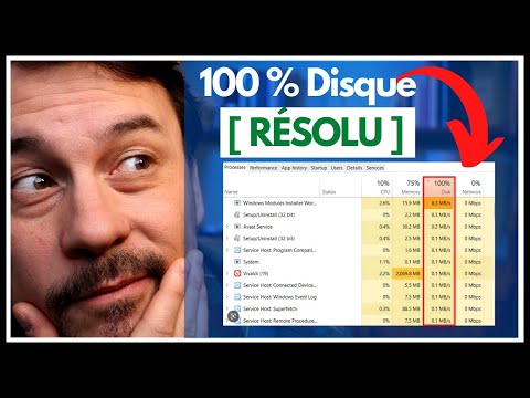 Comment réparer l'utilisation à 100% du disque ( Windows 10 et 11 )