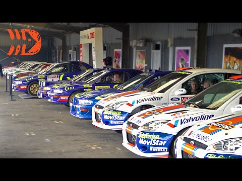 Colin McRae's Legendary Rally Cars in one building