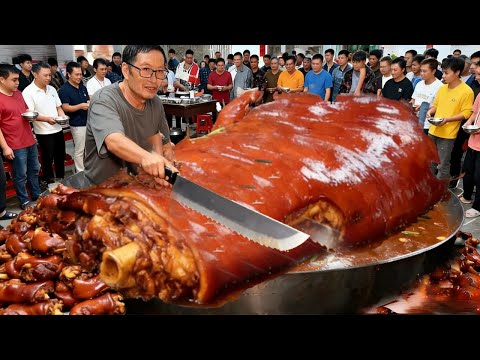 江苏连云港猪蹄大王，正宗鲜货论个卖38元一个，每次卤500个全售空太香了#麦总去哪吃