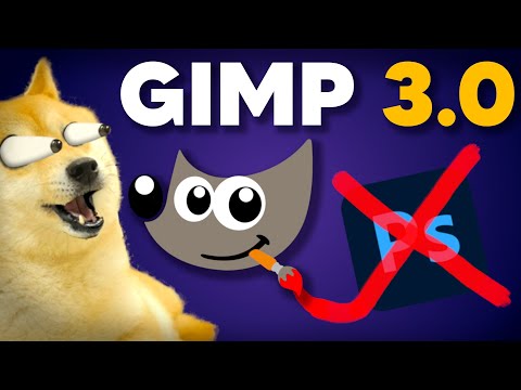 Wait, GIMP is actually GOOD NOW? Photoshop KILLER?!? (GIMP 3.0)