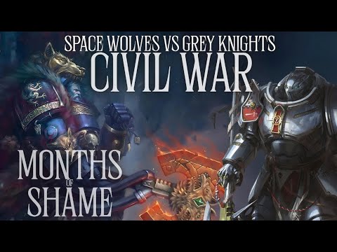 Warhammer 40K Lore: Months Of Shame - When Space Wolves and Grey Knights Fought | Lore To Sleep to