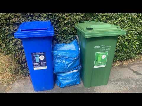 Sorting Recycling & Putting the Bins out (GoPro) (2)