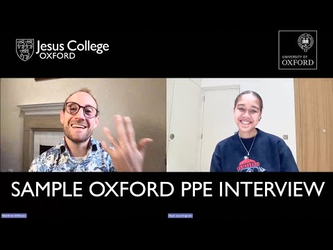 Sample OXFORD PPE INTERVIEW! #oxforduniversity #interview #oxbridge #oxfordinterview