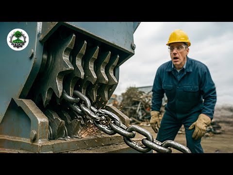 Extreme Dangerous Wood Chipper & Shredder Demolitions: Crushing Everything in Sight! #37