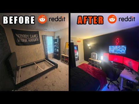 I Let Reddit Transform My FILTHY room Into My DREAM Room!
