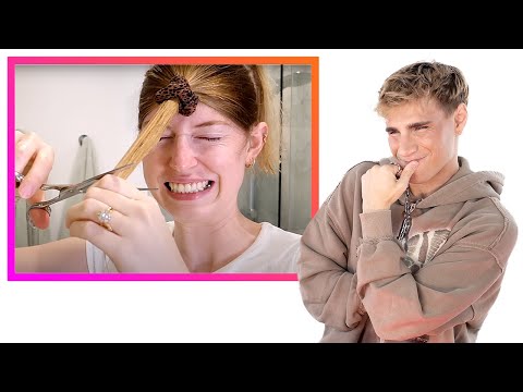Hairdresser Reacts To People Following My Butterfly Cut Tutorial! (Scary tbh)