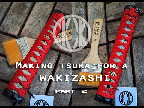 MAKING TSUKA FOR A WAKIZASHI - PART2