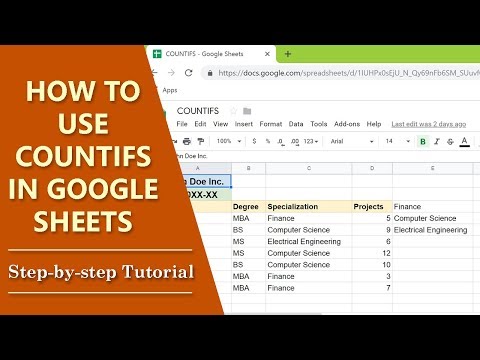 How to use COUNTIFS in Google Sheets | COUNTIF Multiple Criteria | Step-by-Step Tutorial