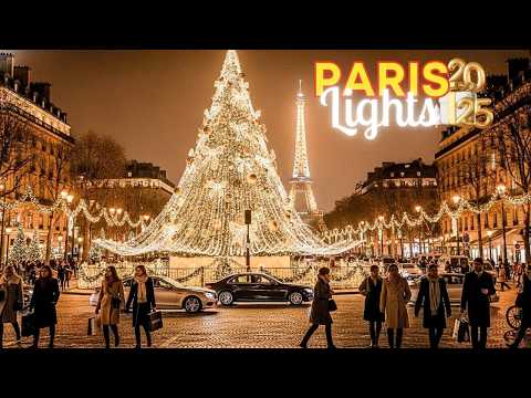 6 December 2025 – Paris Christmas Lights 2025 🌟 | Complete Tour | 4K HDR Paris Walk