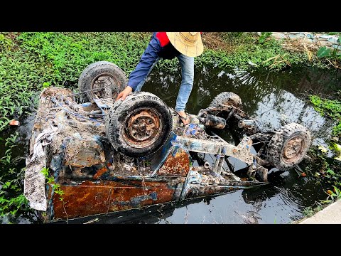 Revive a Badly Water-Damaged SUZUKI Truck // Full-Scale Restoration of a SUZUKI (P1)