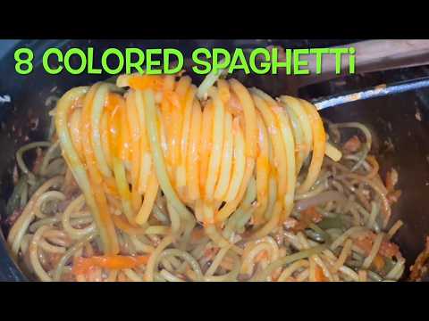 The Best Spaghetti Tricolor Spaghetti Italianis #pomodoro #spinach #spinaci