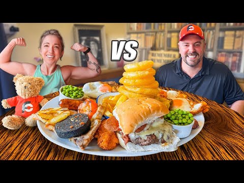 Trying to Beat My Girlfriend’s Mega Mixed Grill Challenge Record at The Wentworth Arms Malton!!