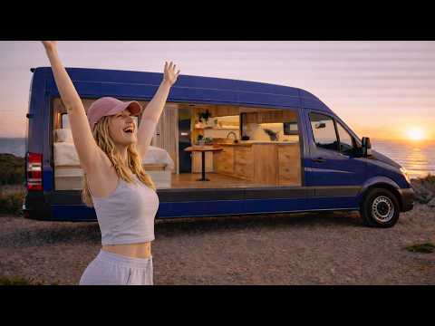 We Turned Delivery Van into a Tiny Home - Start To Finish