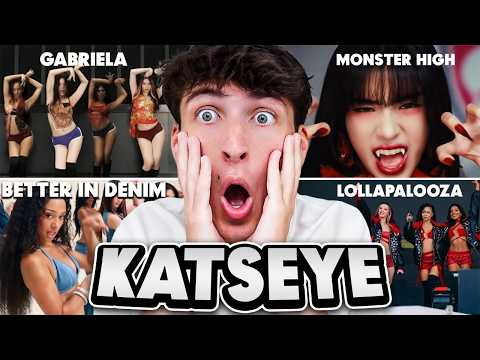 KATSEYE Deep Dive - Denim, Monster High, Gabriela, Lollapalooza