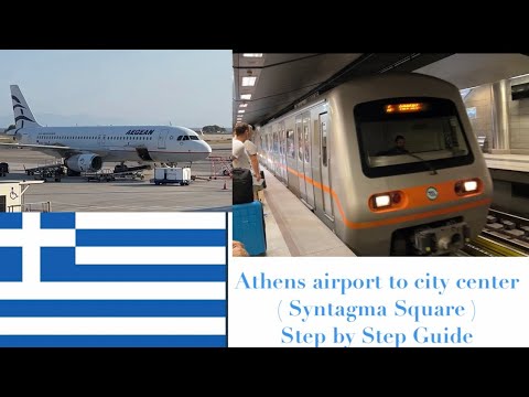 How to get to Athens City Center ( Syntagma Square ) from Athens Airport - Step by Step Guide 2023