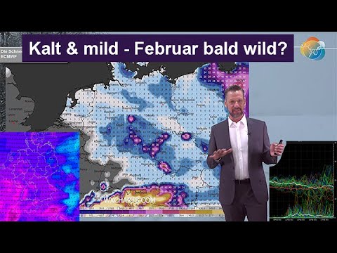 Kalt & mild - Februar bald wild? Im NO Kälte, ab 2. Dekade (sehr) nass. Wetterbericht 04.-13.02.2026