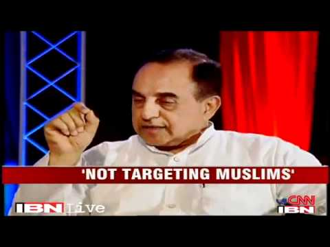 Devil's Advocate: Subramanian Swamy vs Karan Thapar : Indian Muslims have Hindu ancestry