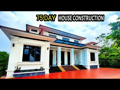 Build a house in 75 beautiful days - From start to finish
