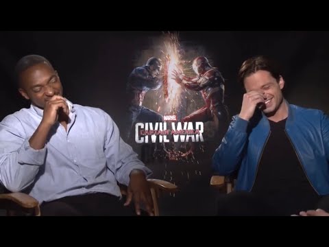 Anthony Mackie & Sebastian Stan being a chaotic duo for 14 minutes straight