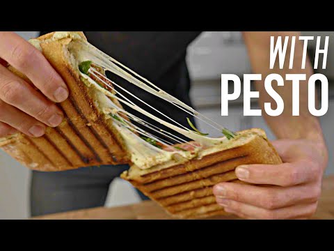 The Most CHEESY Chicken Panini You'll Ever Bite Into!