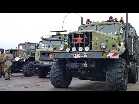 Die NVA Kolonne rückt aus mit IFA, KrAZ, URAL, ZIL uvm.