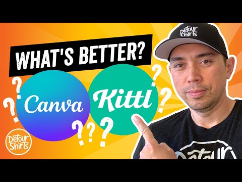Canva vs Kittl - What's Better for Print on Demand? Which Should You Get and Why?