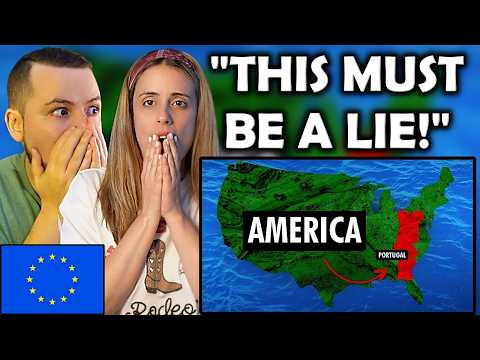 European Girl Reacts to US States Are Bigger Than European Countries!?