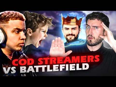 Why Do COD Streamers Hate Battlefield?! - ReAct Man