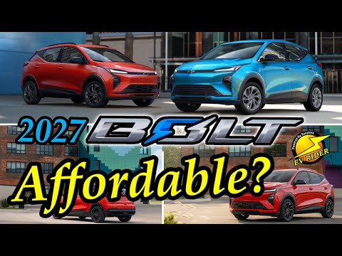2027 Chevy Bolt Attempts To Tackle EV Affordability