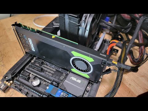 Cleaning and gaming on a Quadro M4000.... How bad can it be???