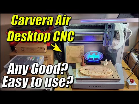 Makera Carvera Air Desktop CNC Review - Any Good? Easy Use?