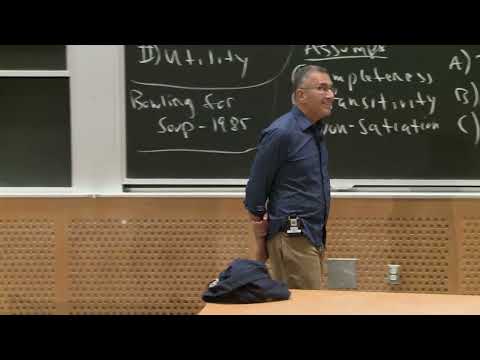 Lec 2: Preferences and Utility Function