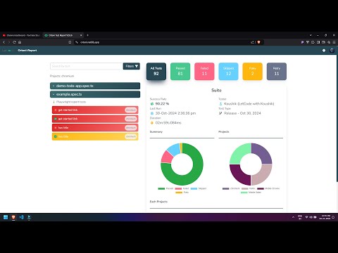 How to use Ortoni Report | Playwright Report