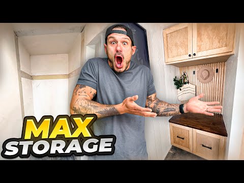 Tiny Mudroom, Max Storage