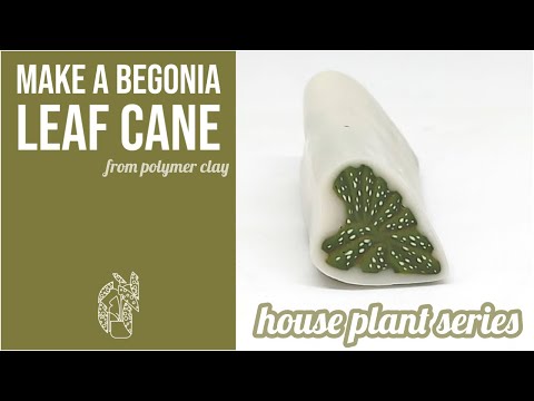 Polkadots are Fun! Polymer Clay Leaf Cane Tutorial