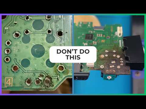 Controller Thumbstick Desoldering Guide - Tips, tricks and common mistakes