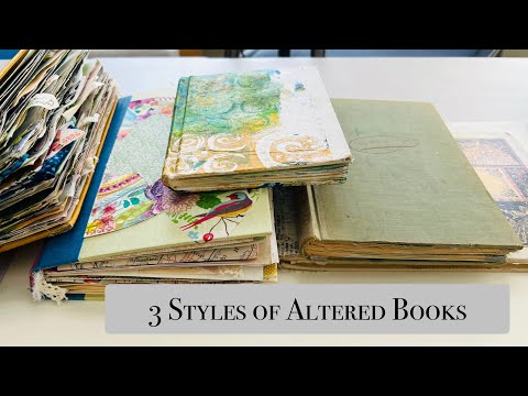 ✨3 Styles of Altered Books I enjoy for Junk Journaling & Art Journaling, Sharing Ideas