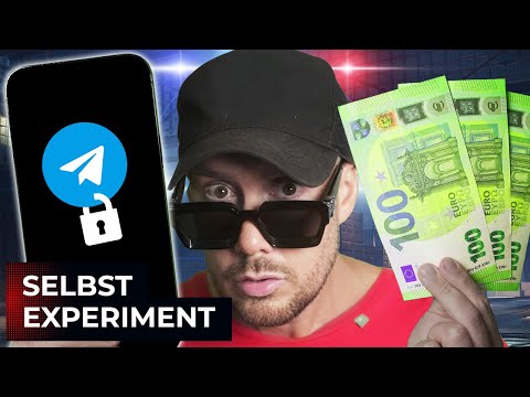 Ich habe 1 Tag Geld im Telegram Schwarzmarkt verdient!