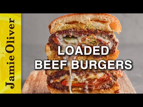 Loaded Beef Burger | Jamie Oliver | ONE